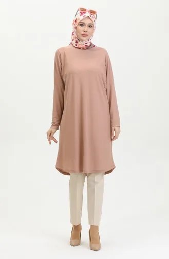 Tunique Uni Manche Chauve Souris 8682A-02 Poudre 8682A-02