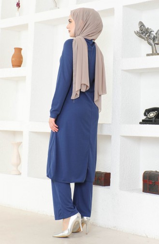 Ketting Tuniek Broek Dubbel Pak 0580-03 Indigo 0580-03