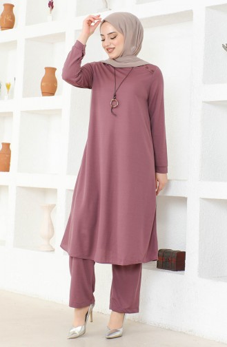 Ketting Tuniek Broek Dubbel Pak 0580-07 Lila 0580-07
