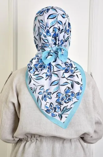 Azalea Soft Cotton Patterned Scarf Akua Acelyasoft00 253 00_253