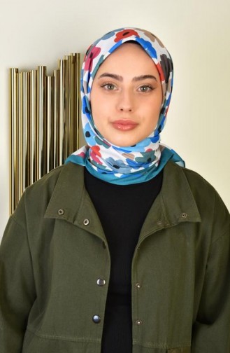 Blossom Soft Cotton Patterned Scarf Akua Blossomsoft00 253 00_253
