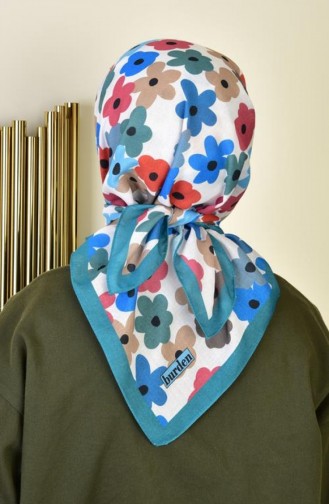 Blossom Soft Cotton Patterned Scarf Akua Blossomsoft00 253 00_253