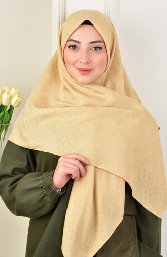 وشاح مربع ملون مقاس كبير 120 سم Dsn 10 لون ذهبي مربع 039 039