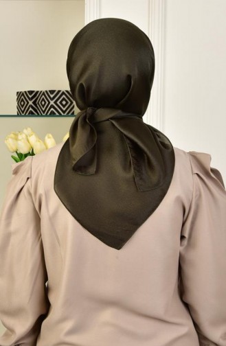 Janjan Satin Abendkleid Schal Khaki Janjanesarp00 004 00_004