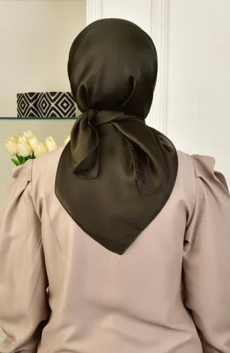 Janjan Satin Abendkleid Schal Khaki Janjanesarp00 004 00_004