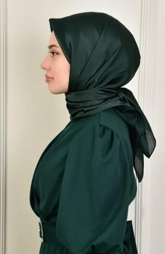 Janjan Saten Eşarp Zümrüt Janjanesarp00 052