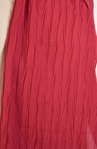 Mimosa Pleated Shawl Claret Red Mimosapilyselı00 003 00_003