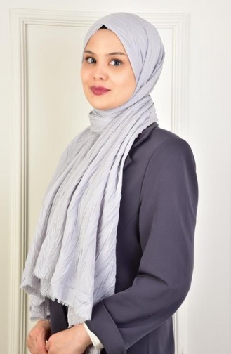 Mimoza Geplooide Sjaal Zilver Mimosapilyselı00 018 00_018