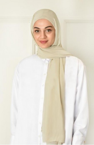 Practical Bonnet Chiffon Shawl Beige Prtkbone00 005 00_005