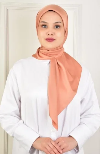 Soft Rayon Plain Scarf Peach Fuzz Softrayonesarp00 081 00_081