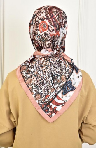 Twill Mixed Pattern Scarf Caramel Twılcını 087 087