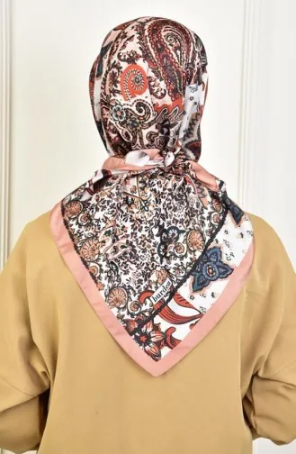 Twill Mixed Pattern Scarf Caramel Twılcını 087 087