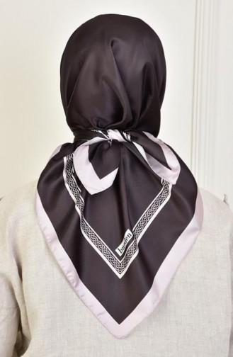 Twill-Monogramm-Muster-Schal Bitter Brown Twillmonogram 032 032