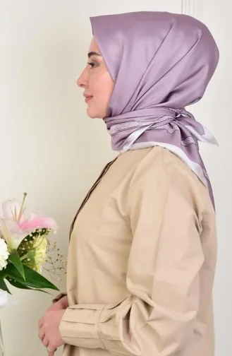 Twill Monogram Pattern Scarf Lilac Twillmonogram 066 066