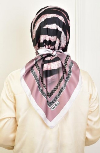 Twill-Schal Mit Zebramuster. Powder Twillzebra 010 010