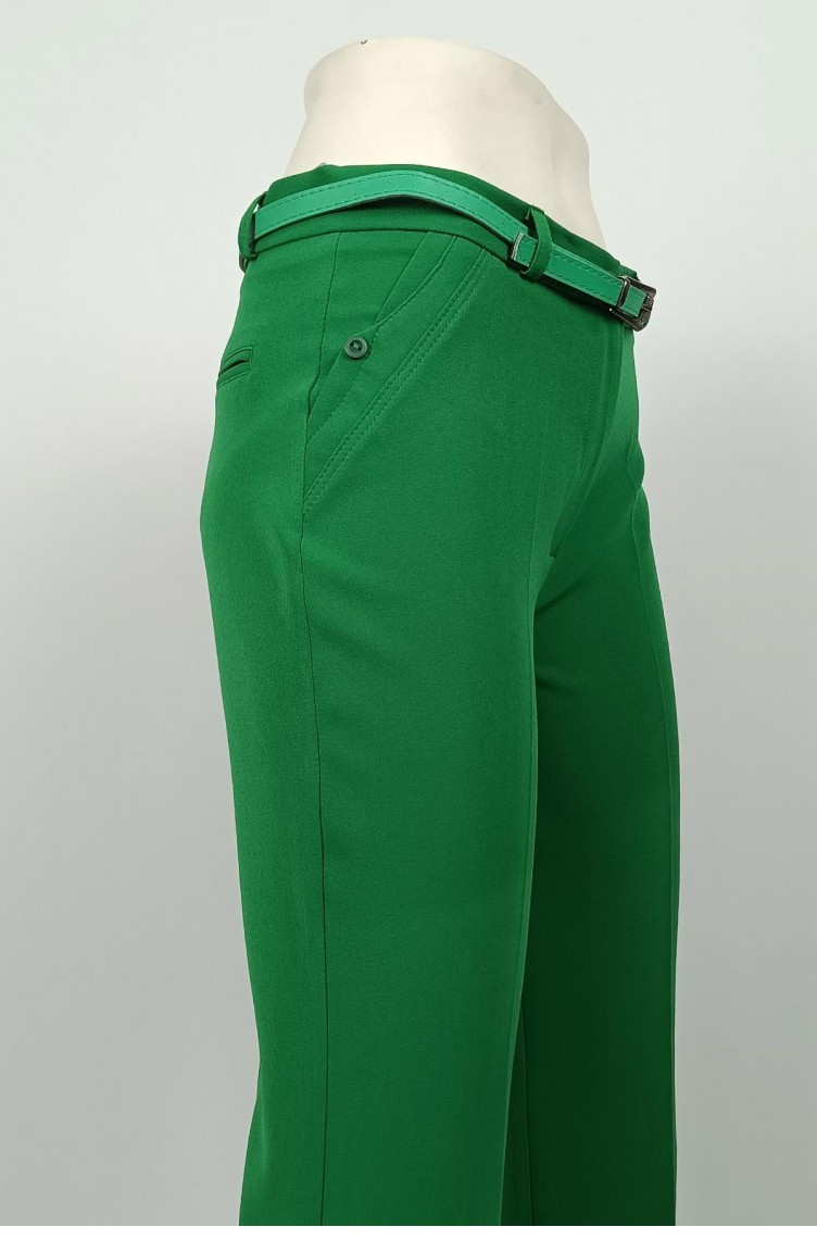 Pantalon Long En Tissu Emeraude 3082 1057 Sefamerve