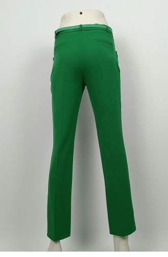 Pantalon Long En Tissu Émeraude 3082 1057