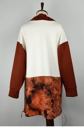 Sweat Plongeur Ecru T1523 424