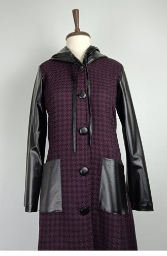 Leather Goose Foot Cape Plum K261 723