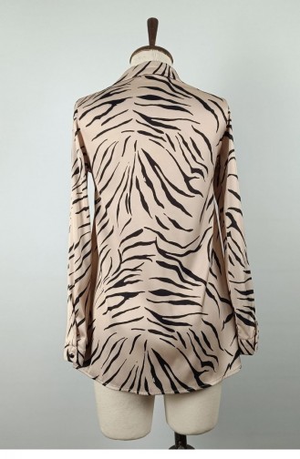 Stone Detailed Plus Size Shirt Vizont1660 804