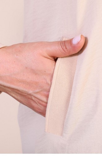 Kadin Buyuk Beden Tesettur Mevsimlik Giy Çık Kap 8699 Taş