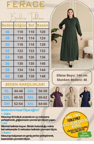 Women`s Large Size Crispy Pattern Summer Hijab Dress 8751 2 Black 8751-2.siyah