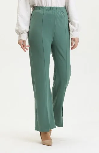 Pantalon Fendu Menthe 3135 1235