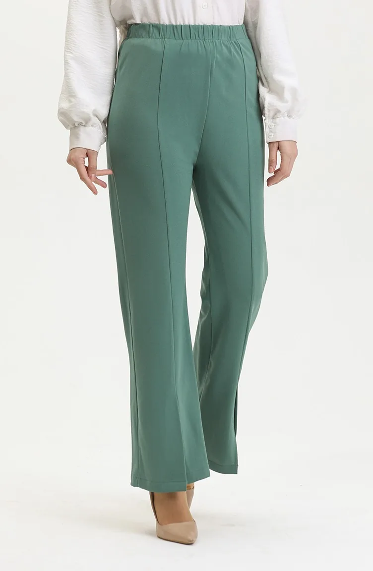 Pantalon Fendu Menthe 3135 1235