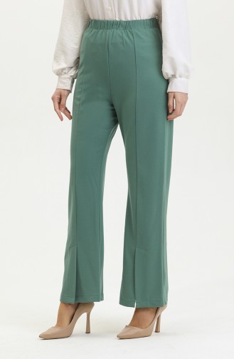 Pantalon Fendu Menthe 3135 1235