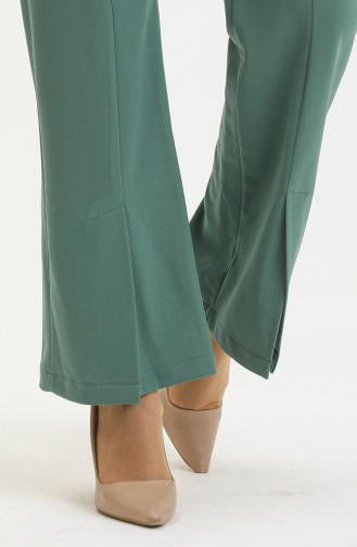 Pantalon Fendu Menthe 3135 1235