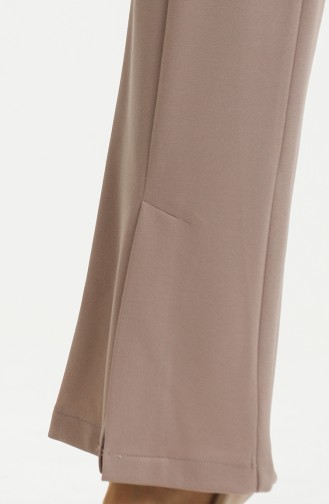 Slit Leg Trousers Mink 3135 1234