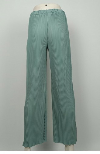 Large Size Pleated Trousers Mint 3138 1240