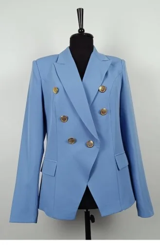 Blazer Jacket Baby Blue C1002 972