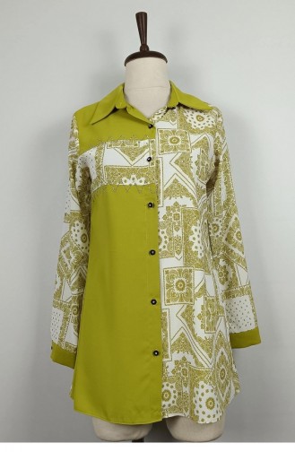 Printed Shirt Green T1683 991