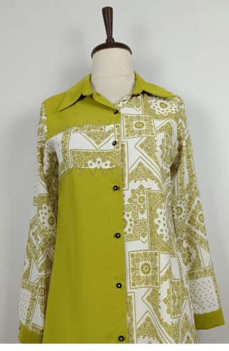 Printed Shirt Green T1683 991