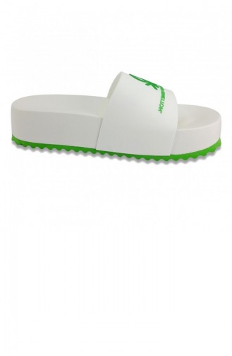 Benetton 12111 23Yt Daily Women`s Slippers - White 13188