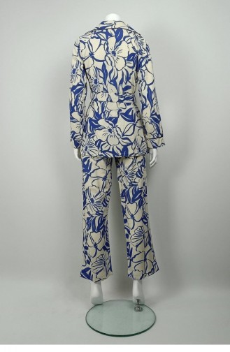 Patterned Jacket Set Saks Tk225 1309