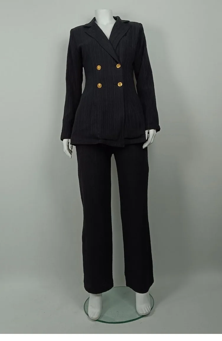 Large Size Jacket Suit Black Tk231 1314