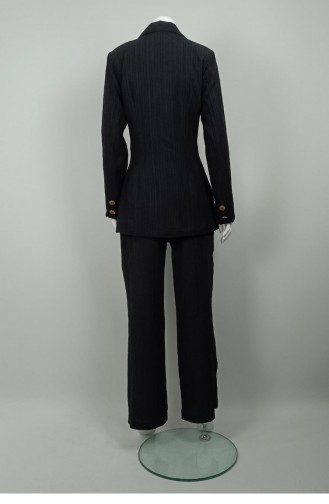 Large Size Jacket Suit Black Tk231 1314