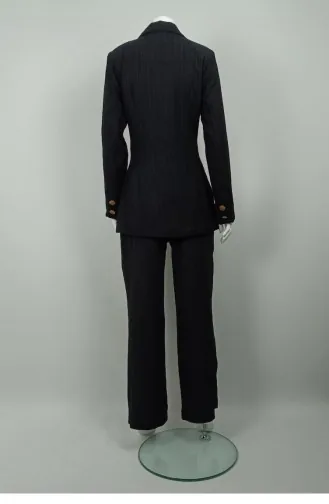 Large Size Jacket Suit Black Tk231 1314