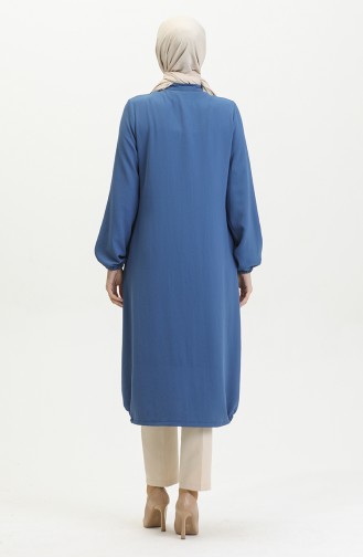 Cape Mit Pailletten Und Reißverschluss 1014-04 Indigo 1014-04