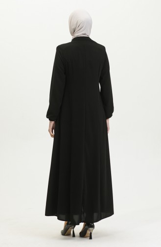 Adel Mevlana Damesabaya 3018-01 Zwart 3018-01