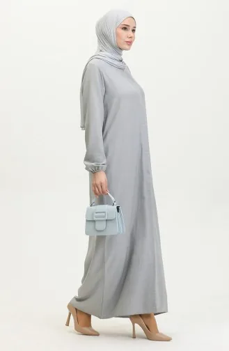 عباية بجيب 24017-04 رمادي 24017-04