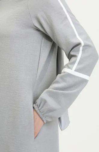 Baskı Detay Ferace 24018-04 Gri