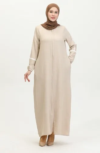 Druckdetail Abaya 24018-03 Beige 24018-03