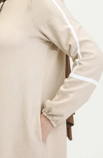 Druckdetail Abaya 24018-03 Beige 24018-03