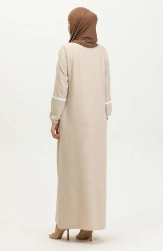 Druckdetail Abaya 24018-03 Beige 24018-03