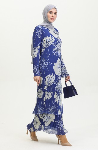 Robe Superposée Plissée Saks 7828 1131
