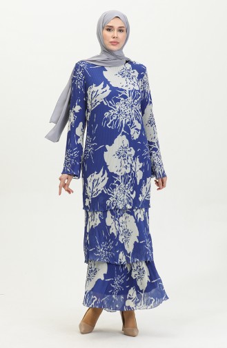 Robe Superposée Plissée Saks 7828 1131