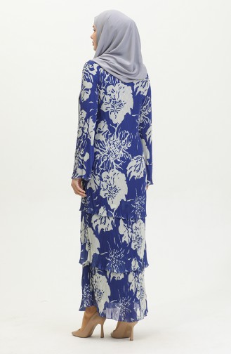 Robe Superposée Plissée Saks 7828 1131